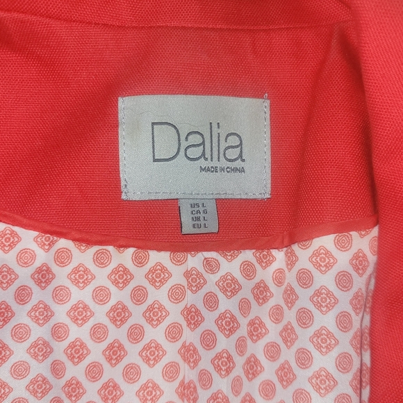 Dalia Women's Vibrant Red Blazer L - Picture 6 of 6